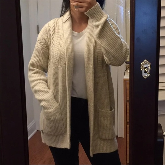 Abercrombie & Fitch Jackets & Blazers - Dreams Soft Cream White Cardigan